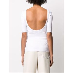 Nanushka Low Back Boatneck T-shirt NWT